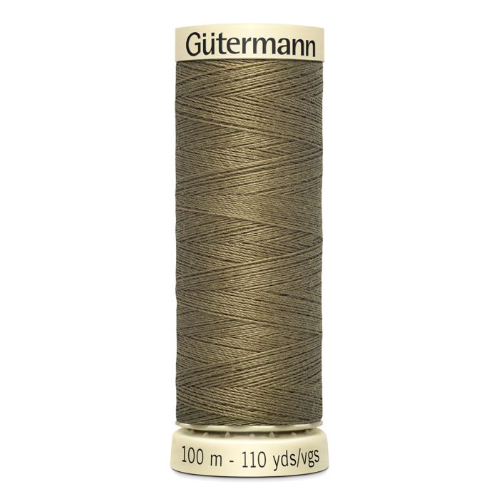 Set of 5 Spools 100m 100% Polyester Thread Gutermann Ref 788988 - Att 528 - Dark Olive