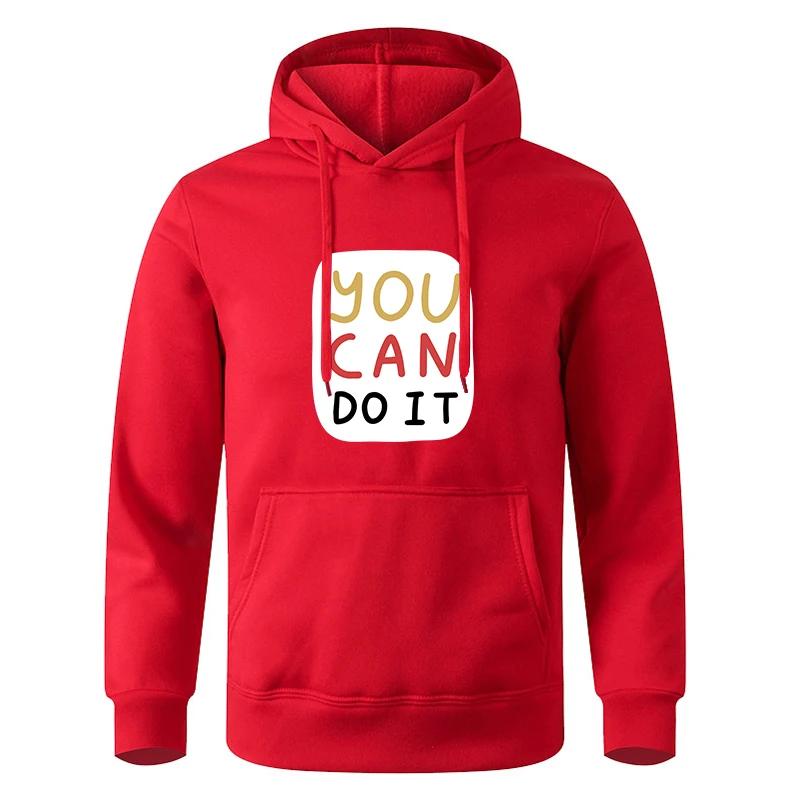 For Male And Women Spring Autumn Men's Oversize Casual Solid Color Black Pullover Hoodie Sweatshirt