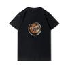 Anime 100 Muster Sommer-T-Shirts für Frauen Panda Tier bedruckt lässige Kurzarm-Oberteile 100 % Baumwolle Übergröße O-Ausschnitt T-Shirts
