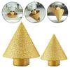 Broca Ferramenta de Chanfro Diamantada M10/M14 38/50mm Cone Perfuradora Expansora