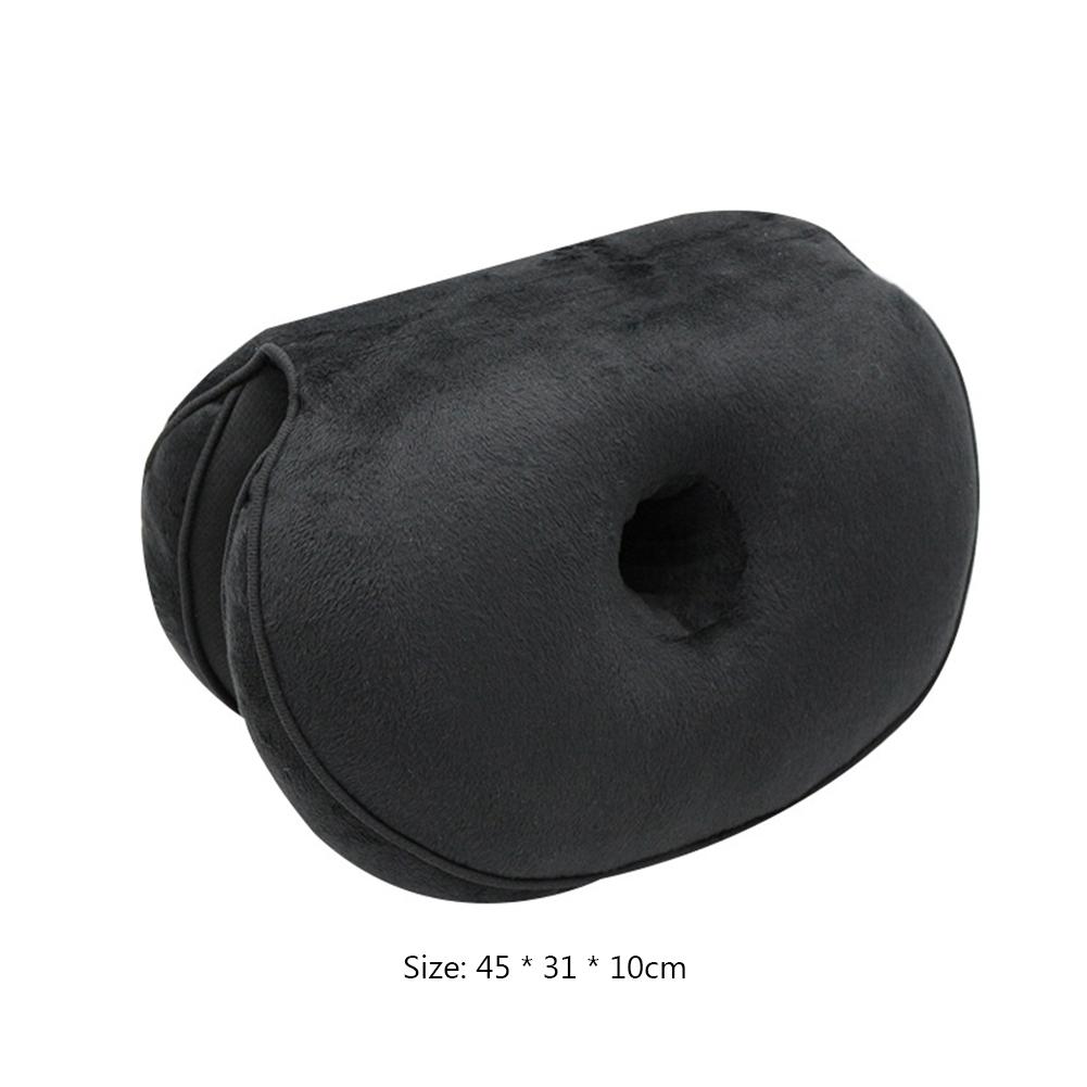 Multifunctional Memory Foam Hip Lift Seat Cushion Dual Comfort Seat Cushion Comfort Seat Cushion Pressure Relief for Home Use