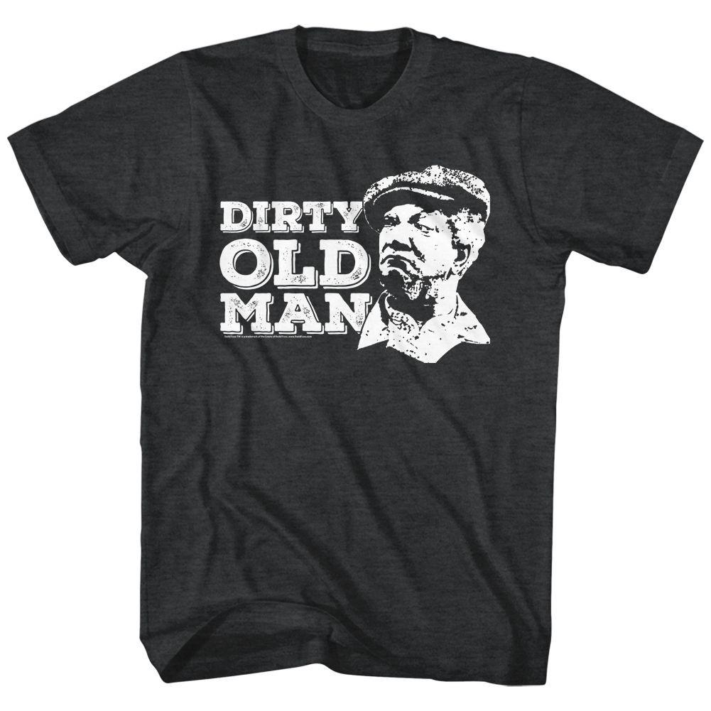 Redd Foxx - Dirty Old Man - Short Sleeve - Heather - Adult - T-Shirt 3XL