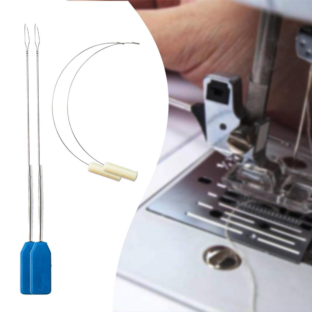 Sewing Machine Needle Threader Easy to Install Needlework Long Handle Needle Threader Household Professional for Sewing Parts