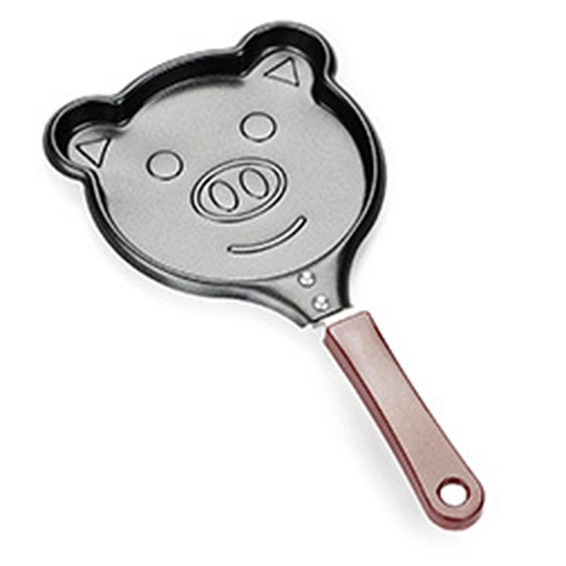 Mini Äggstekpanna Köksartiklar Frukost Kärlekspanna Pannkakspanna Hjärta Omelettpanna Jarhead Utan Lock Gjutjärn Svarta Artiklar
