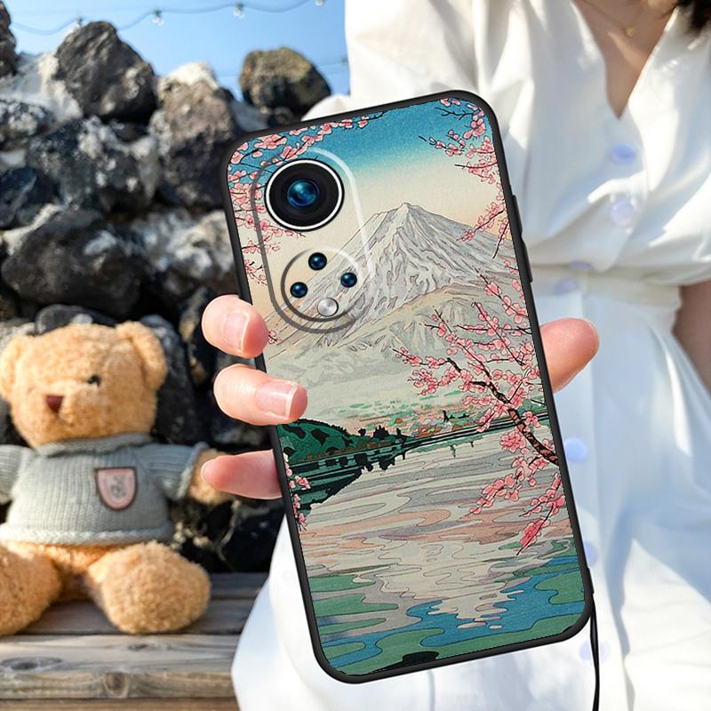 Ukiyo-e Japanese Style Art Case For Honor Magic 7 5 6 8 Pro 200 400 50 70 90 Lite X9a X9b X9c X9d X8b X8c Win RT Cover