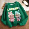 Children's Cute Hoodies for Spring, Autumn and Winter, Fashionable Round-neck Thickened Long-sleeved Loose Hoodies for Boys and Girls