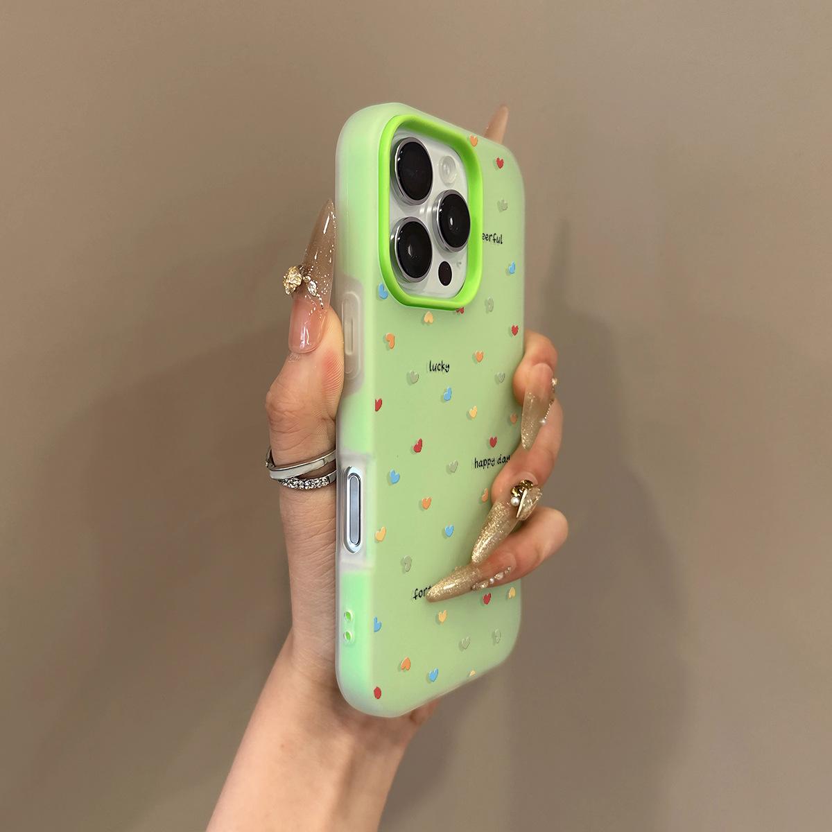 

Color love applies to Phone16promax Apple 14 Pro will not hit the case of the new mobile phone case. Apple x/xs