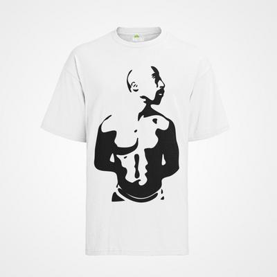 Men's 2pac Hip Hop Graphy Tupac Shakur Black Body Biggi Music Rapper T-Shirt Mens Womens Tees Top