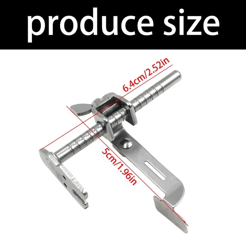 Flatbed Sewing Machine Guide Width Adjustable Sewing Machine Guide Metal Fabric Alignment Tool For Fabric Stitching