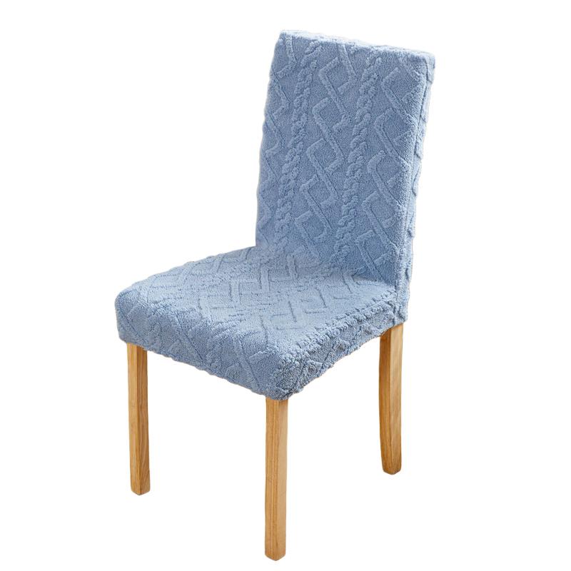 1PC Jacquard Craft Elegant Home Decor Comfortable Cable Knit Pattern Non-slip High Stretch Stain Resistant Multi-Color