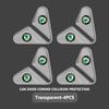 cqmes7 Silicone Car Logo Door Corner Cover Bumper Crash Scratch Protector Accessories For Skoda Kodiaq Fabia Kamiq Karoq Octavia 2 3