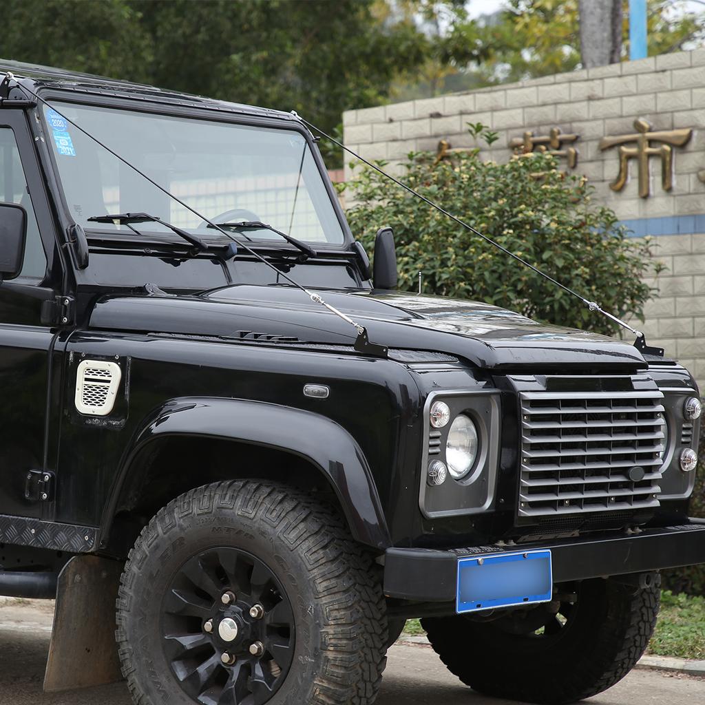 For Land Rover Defender 90 110 130 2004-2018 Stainless Car Through Jungle Protection Obstacle Elimination Ropes Car Accessories