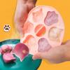 Baby Auxiliary Food Mold Can Be Steamed Food Grade High Temperature Resistant Tool Baby Cat Paw Rice Cake Cake Ice Cream Steamed Cake Grinder