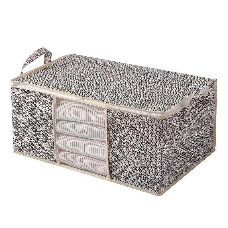 Extra-Large Foldable Storage Bag Portable Freestanding Organizer for Clothes Blankets  Bedding Storage
