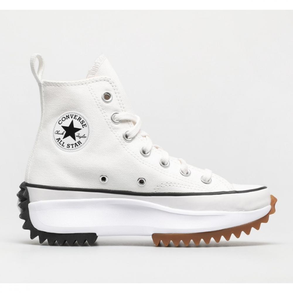 Converse Run Star Hike High Top Canvas Sneakers White