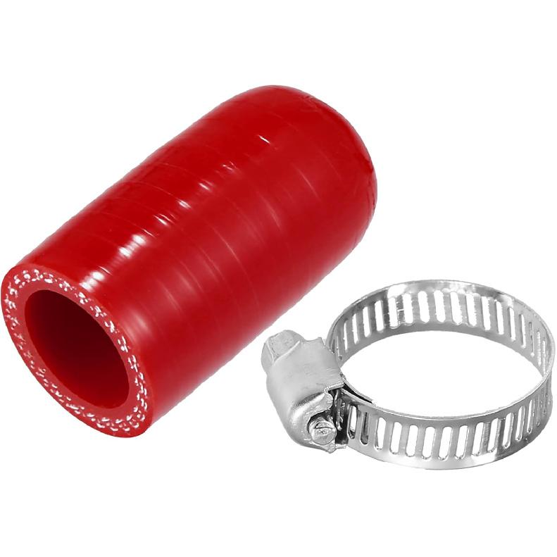 Reinforced Silicone Coolant Cap Kit, 0.71" ID Turbo Bypass Valve Cap Universal for Car Vacuum Throttle Body Water Port Fix Leak High Temperature