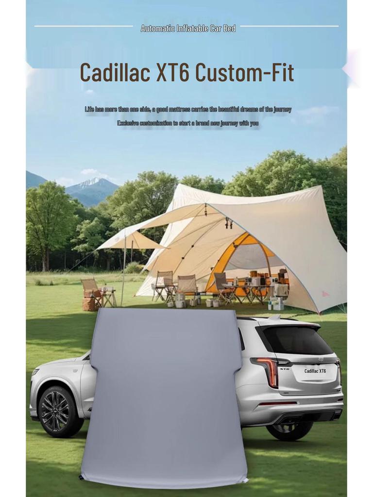 Colchão de Ar para Banco Traseiro Cadillac XT6 - Cama de Carro Inflável