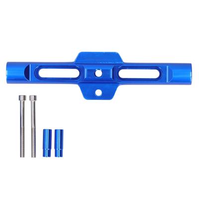 Universal Motorcycle Extension Bracket Mobile Phone Balance Bar Handlebar Stand Blue