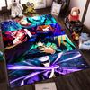 Anime Themed Carpet with Vibrant Colors Featuring Action Characters Suitable for use as an anti-slip for living room bedroom sofas
