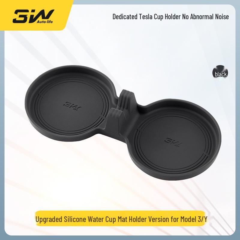 Tesla Model Y/3/S/X Center Console Silicone Cup Holder Coaster