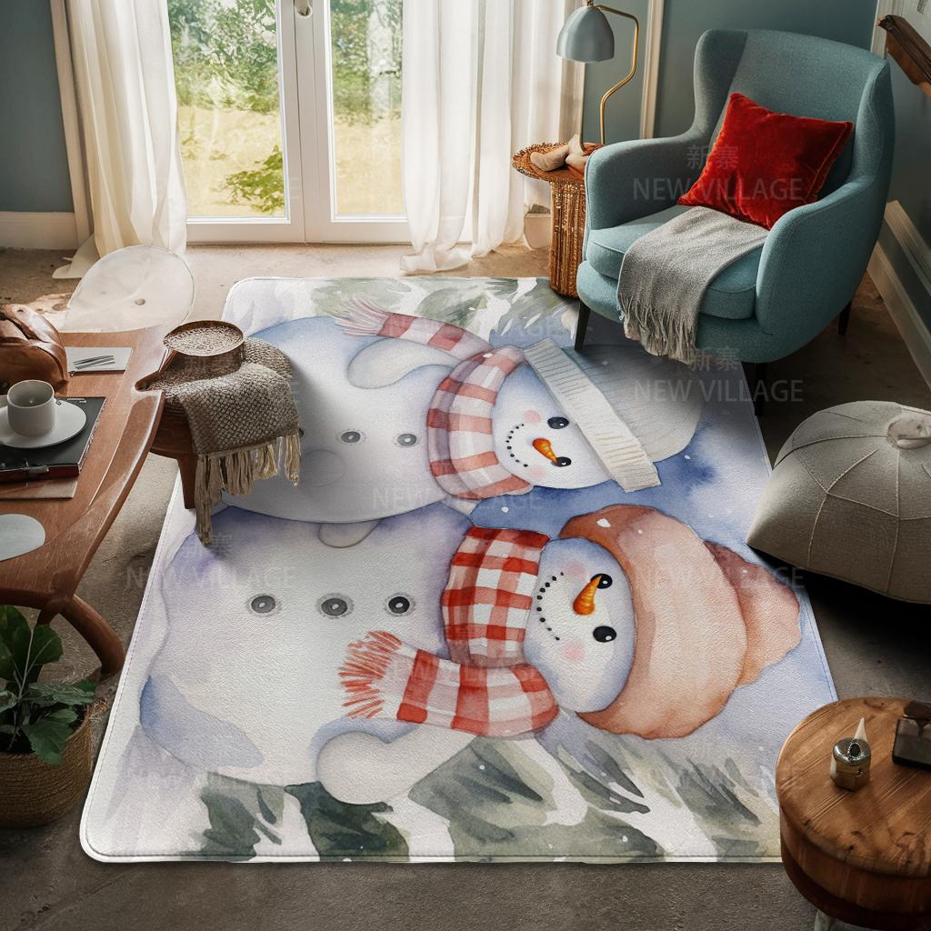 Koberec ke vchodu do domu Rohožka ke dveřím do domu Obývací pokoj Vana Koupelna Protiskluzové koberce s absorpcí vody vana Veselé Vánoce zima