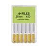 High Quality Dental H- Files Stainless Steel Hand Use Root Canal H File Endodontic Treatment File for Dentistry Instrument