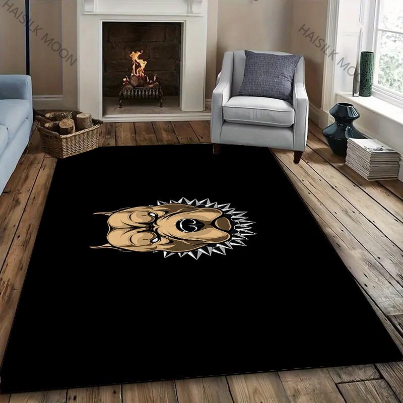 New To American Bully APBT Pitbull Dog Printed Carpet! Anti-slip Sound Insulation,Living Room Bedroom Entrance Door Mat Sofa Rug
