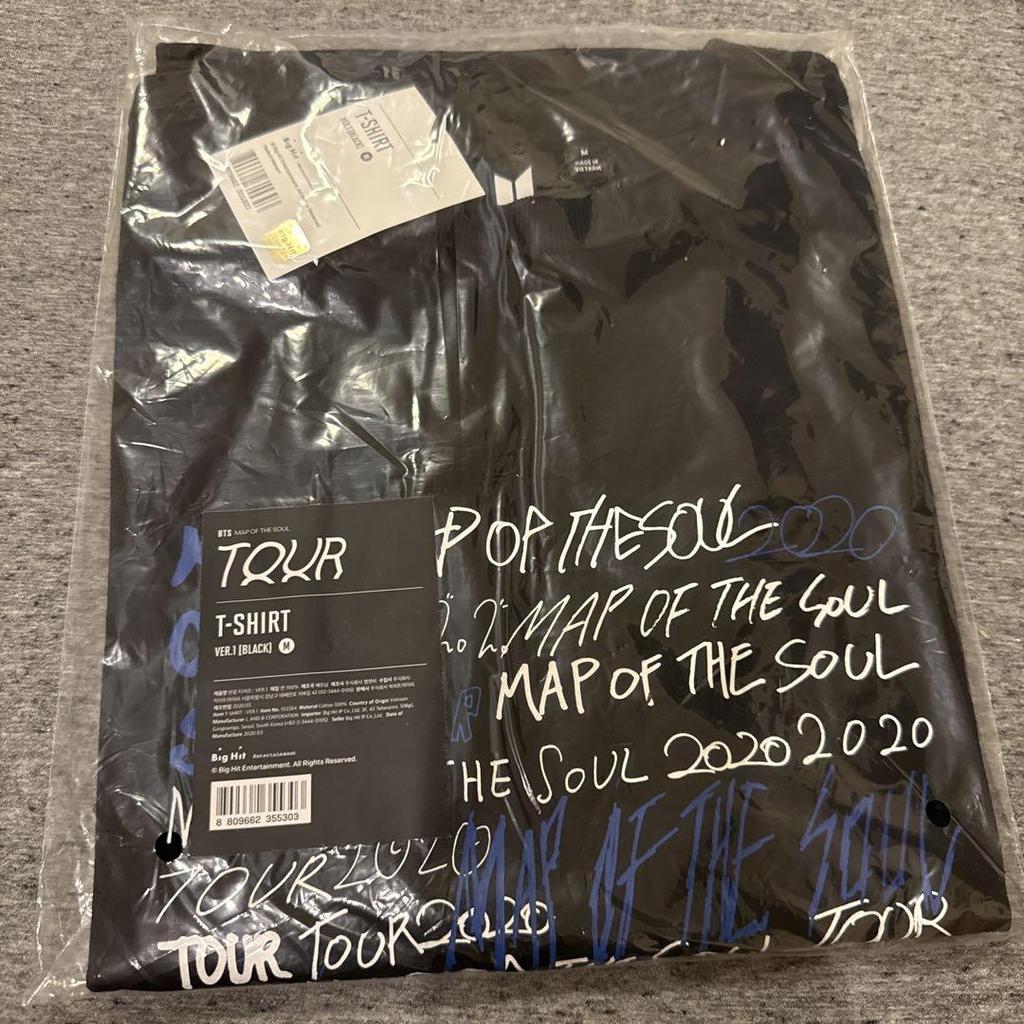 [USED] BTS MAP OF THE SOUL T-SHIRT Black M
