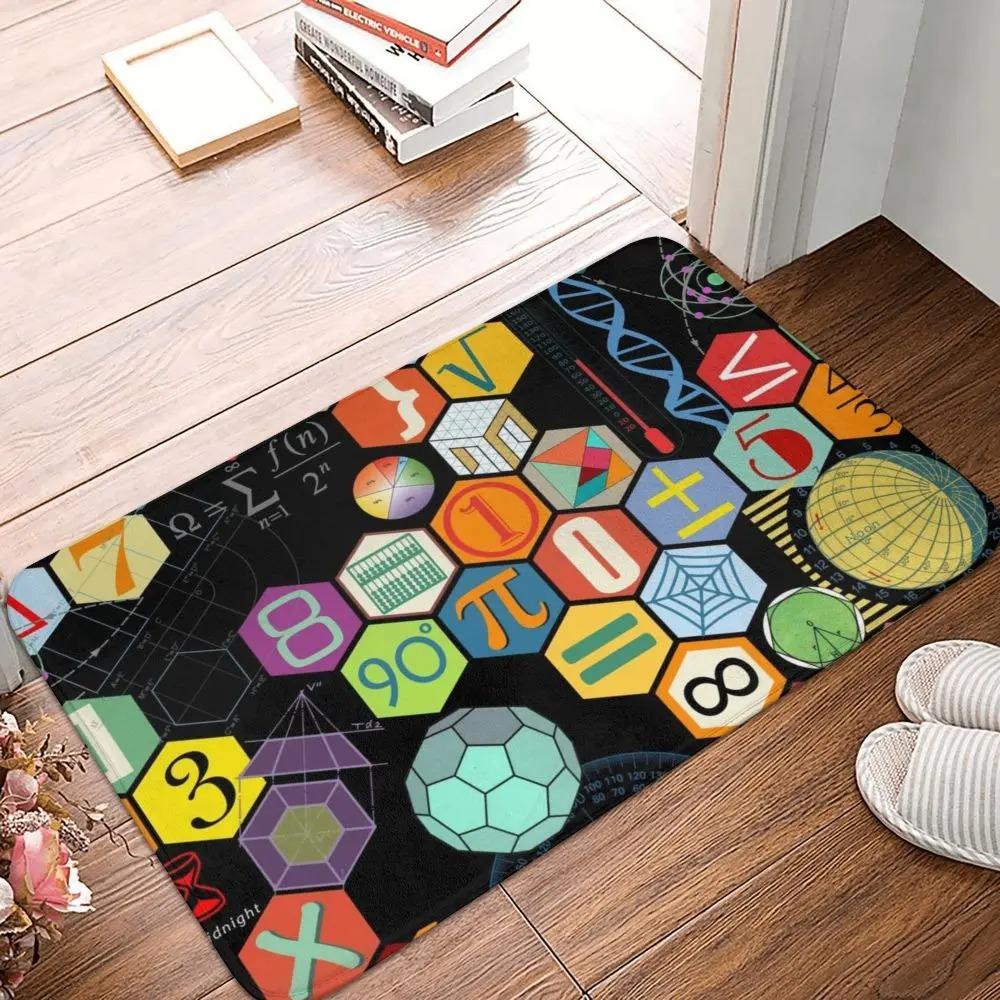 I Love You Math Formulas Patterns Entrance Door Mats Various Mathematical and Physical Formulas Welcome Mat Welcome Mat