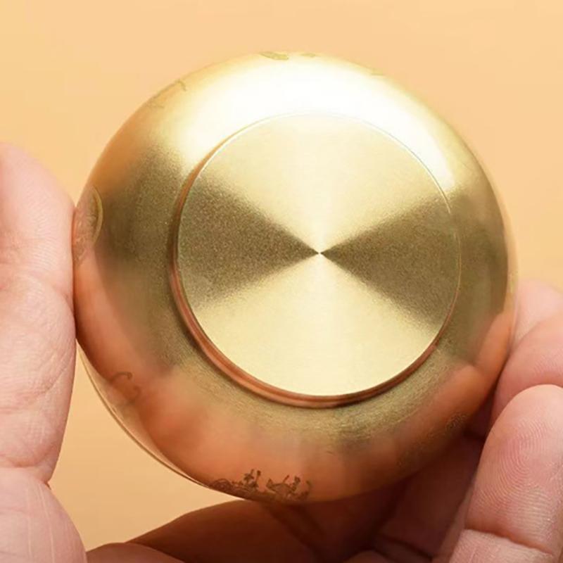 Cornucopia Brass Fortunate Attract Wealth Good Luck Magical Power Treasure Bowls Desktop Small Ornament Home Decor