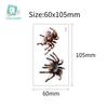 Ruikalong Scary Halloween Waterproof Tattoo Stickers - Scorpion & Spider Designs