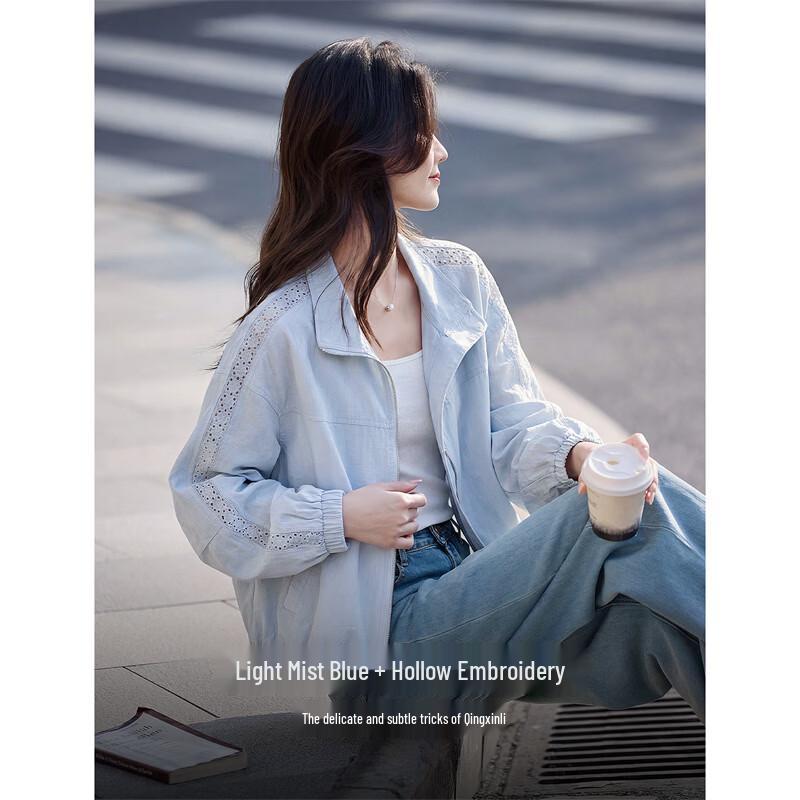 Women's Hollow Out Lace Patchwork Casual Jacket