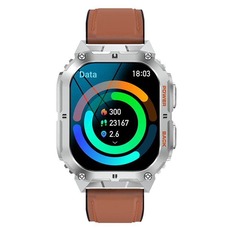 K61 Pro Smart Watch Men Bluetooth Call 1.96inch AMOLED Screen Compass AI Voice Health Monitor Sport Fitness Tracker Smartwatch