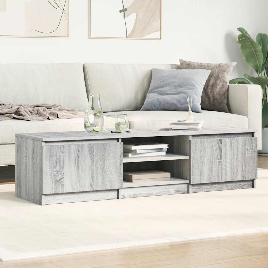 Vidaxl TV Stand, Sonoma Oak Grey, 140X40X35.5 Cm