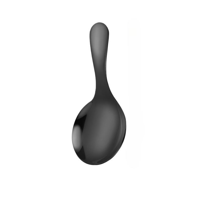 Roztomilá nerezová lžička s krátkou rukojetí zlatá na zmrzlinu, čaj, kávu, dětská lžička, kuchyňská kořenka, naběračka na koření