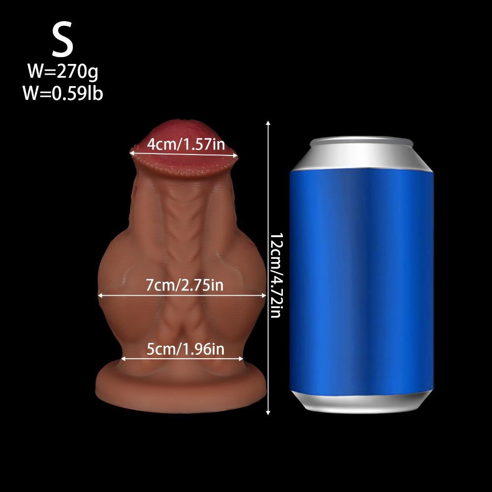 Realistischer Pferde-Dildo - Großer Silikon-Anal-Dilatator für Frauen Erwachsenen-Massagegerät