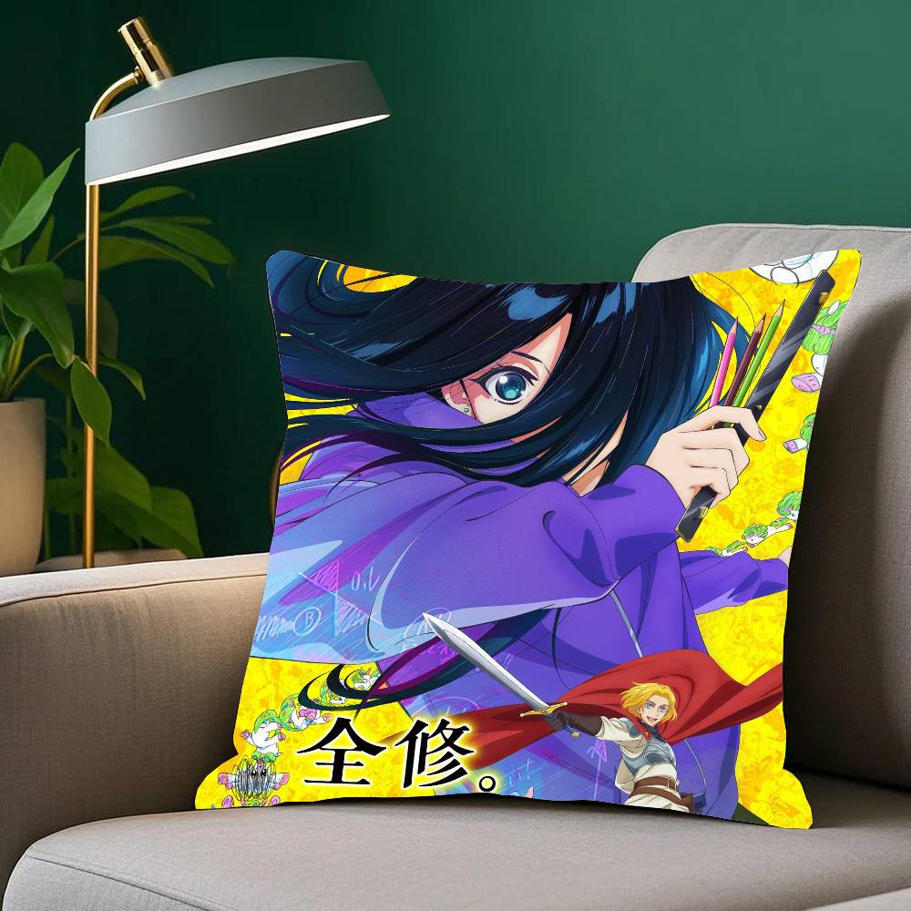 Anime Z-Zenshu Pillow Case Home Decor Throw For Sofa Bed Car Room Decor Gift Idea