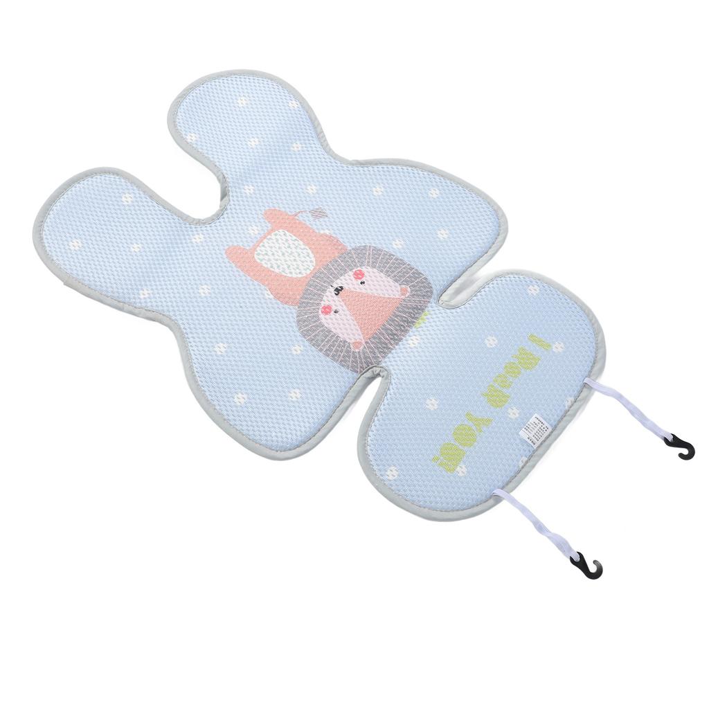 Ice Stroller Cooler Mat Universal 3D Breathable Car Seat Cooling Pad for Toddlers Small Lion