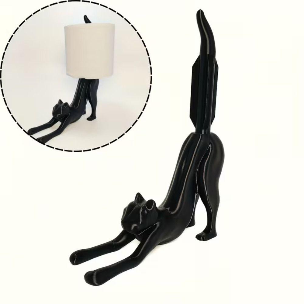 3D Printing Cat Toilet Paper Holder Dog Lion Tissue Holder Convenient Paper Towel Ornament  Toilet