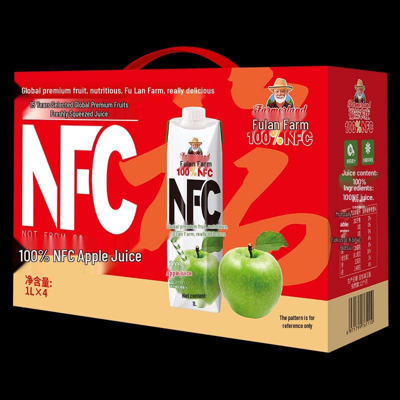 Подарочная коробка с 100% натуральным фруктовым соком Fulan Farm NFC