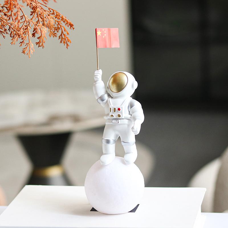 Creative Cartoon Space Astronaut Planet Ornaments Modern Simple Model Room Children's Room Bedroom Study Decoration