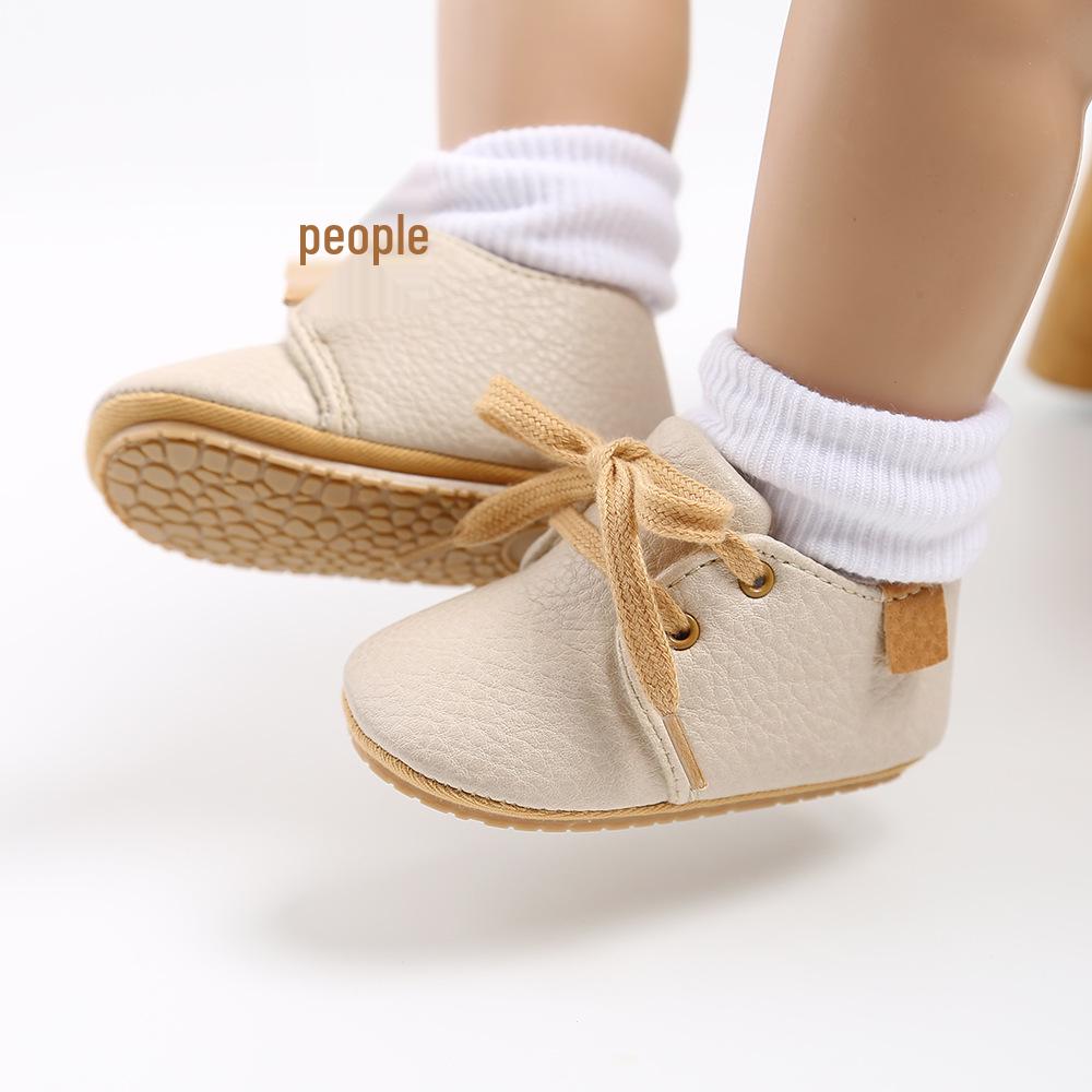 Spring & Autumn Soft Sole Baby Shoes for Boys & Girls - TPR Walker, Little Wave Design, Multiple Colors