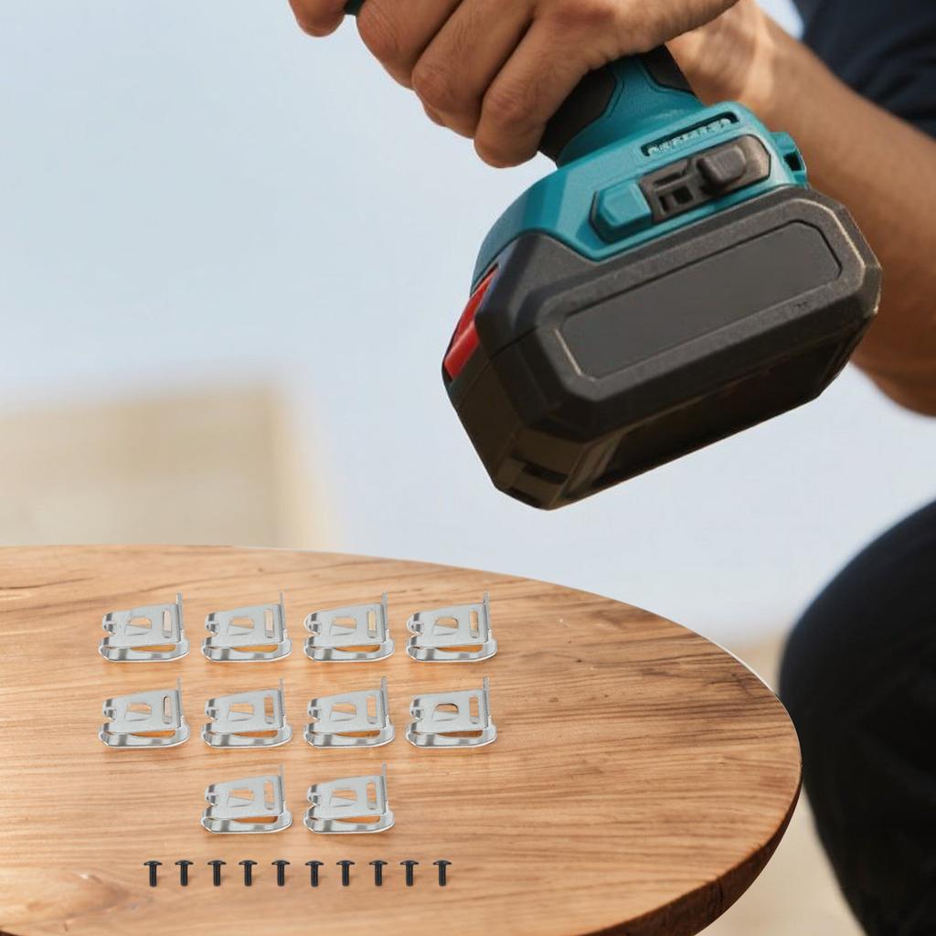 For Tool Storage Belt Clip Hooks Replacement Clips 10 Piece Belt Hook Set Workshop Tools Easy Installation Process