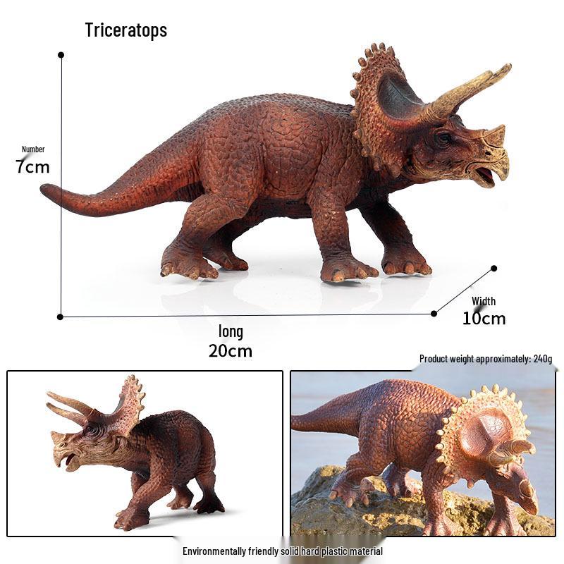 Large Triceratops Dinosaur Plastic Model Toy Ornament