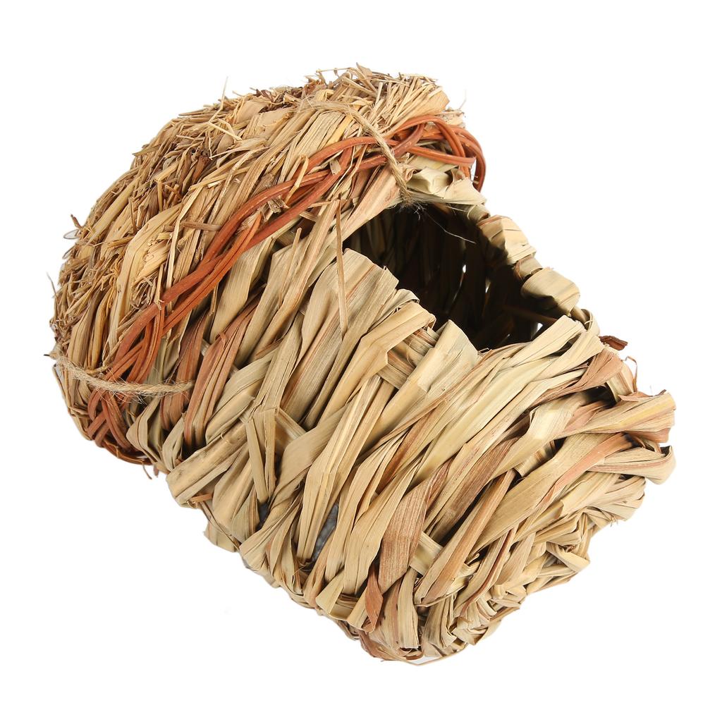 Grass Bird Nest Small Decorative Hanging Woven Bird House for Hummingbirds Garden Indoor