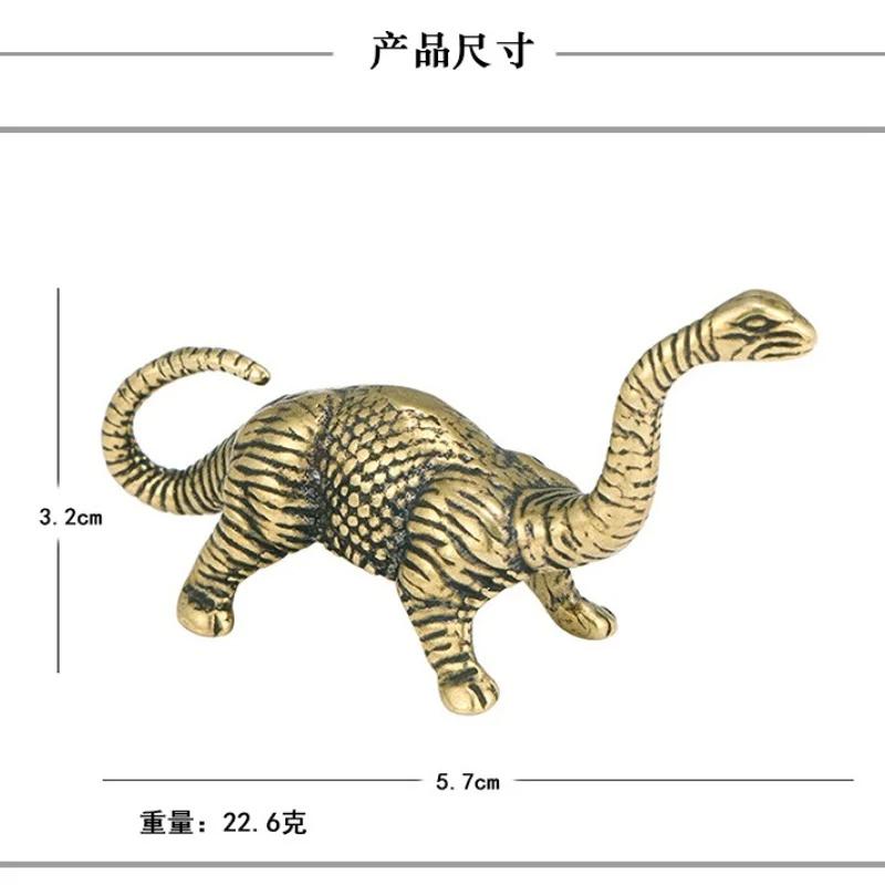 Antique Miscellaneous Bronze Brass Small Ornament Of A Tiger Catching A Deer