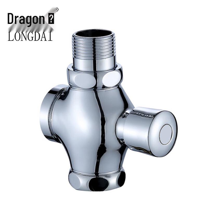 Longdai All-Copper Manual Timed Flush Valve