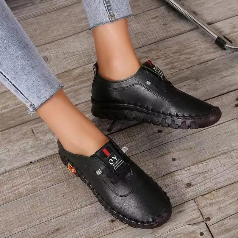 Women'S Flat Shoes New Orthopedic Loafers Woman Moccasins Stitched Slip On Ballet Flats For Women Nurse Shoes Medical