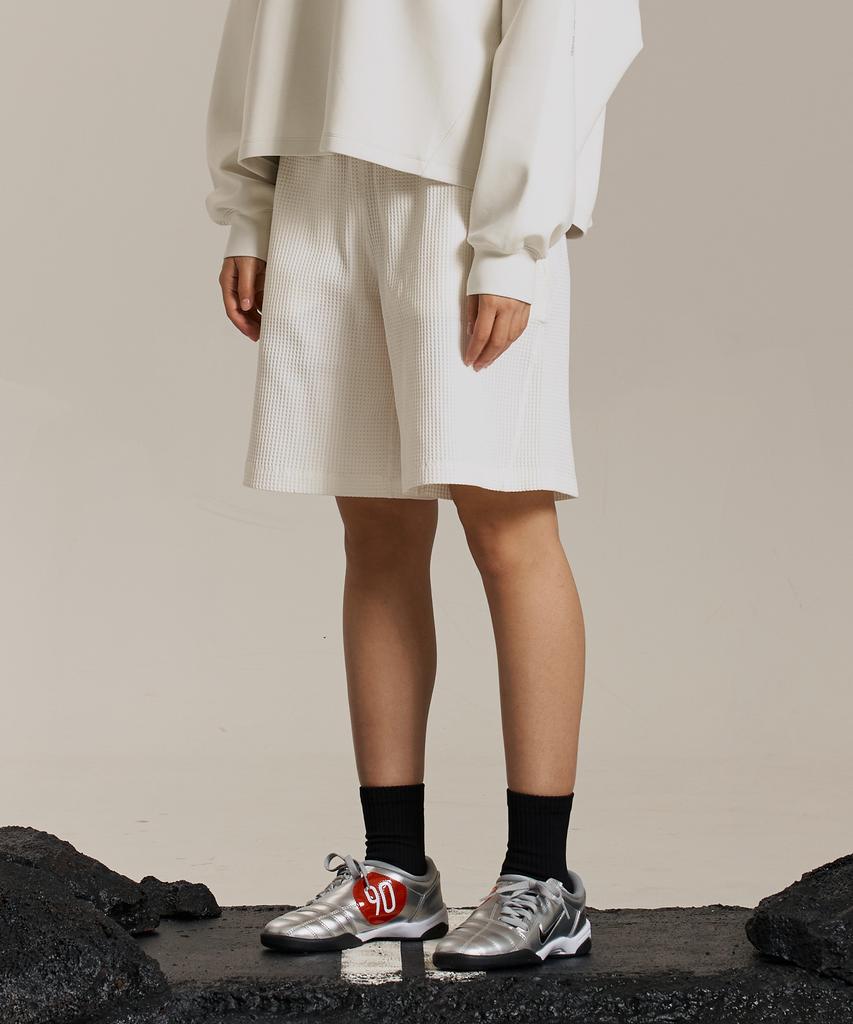 OFFGRID Waffle Uni Trail Shorts - Ivory