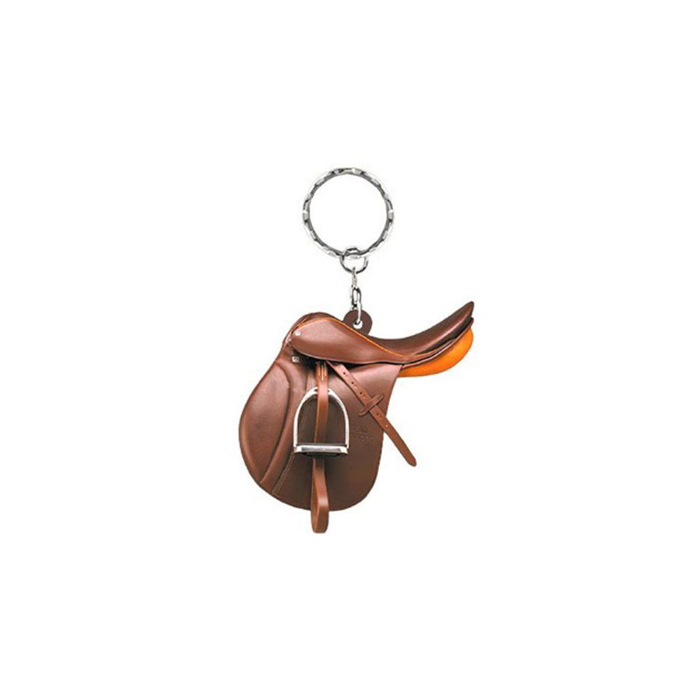 Portachiavi Forma Sella da Cowboy Western per Cavallo Ciondolo Acrilico Portachiavi da Appendere Decorazione Portachiavi per Auto Regali Non 3D